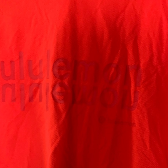 Lululemon Athletica Vibrant Red Long Sleeve Crop Tee - Picture 4 of 9